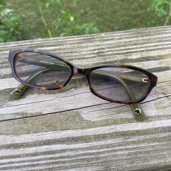 Michael Kors glasses frames Olive green tortoise color 52[]16 135 - Picture 8 of 9